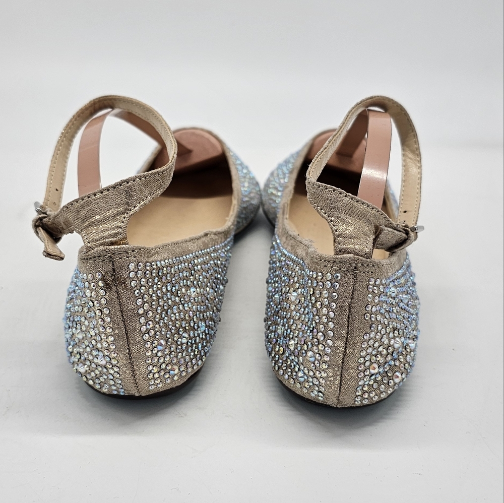 Betsey Johnso SB Joy Bling Weddin Prom Ballet Flats 6.5 - Picture 3 of 14